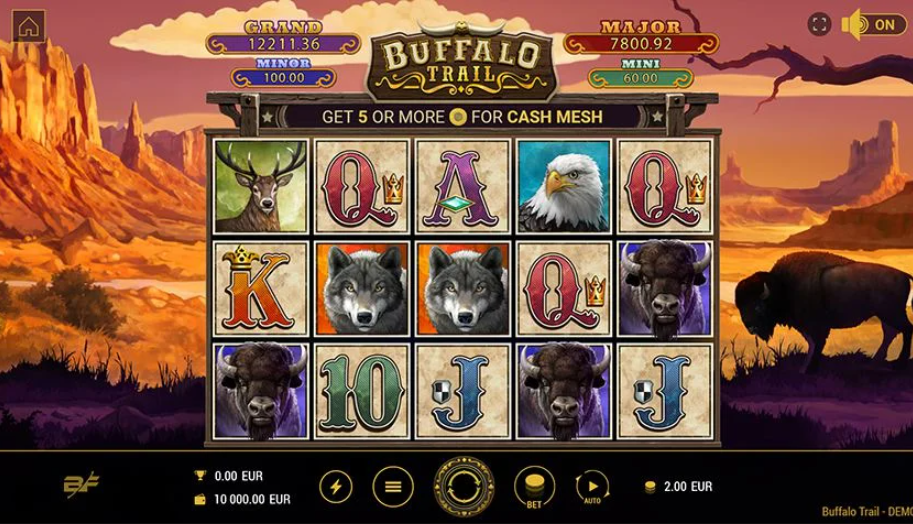 Buffalo Trail Slot - Free Play in Demo Mode