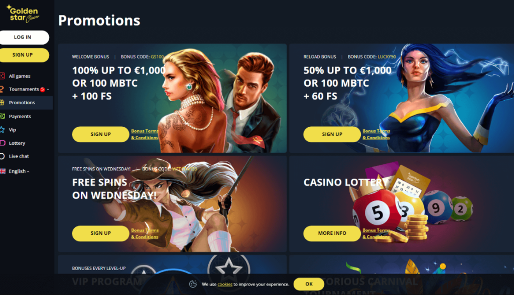 golden star online casino
